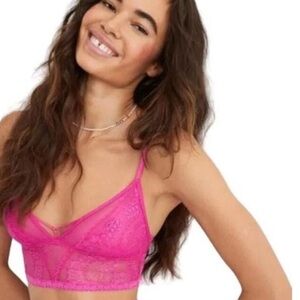 Aerie Longline Lace Paisley Bralette